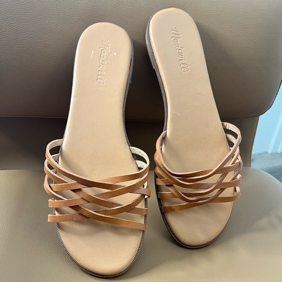 NWOT Madewell Conac Brown Strappy Leather Sandals Sz 9 - Picture 5 of 6